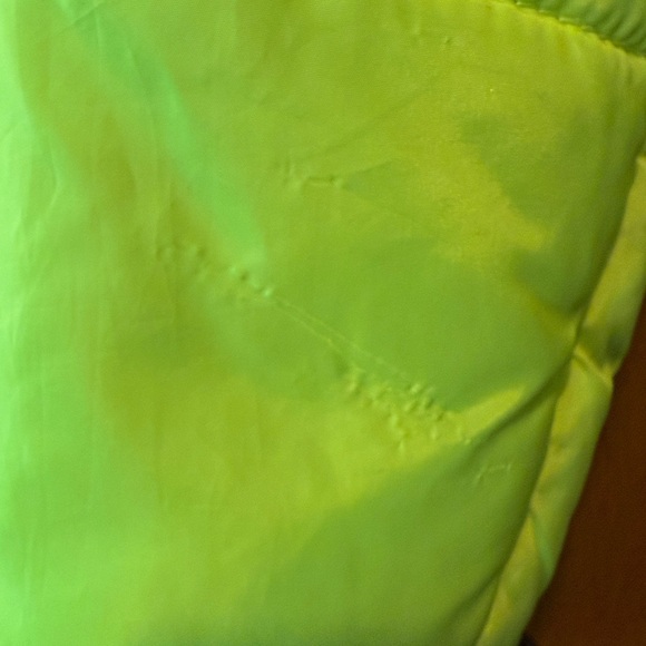 Outer Edge Neon Green Puffer Jacket - Picture 6 of 6